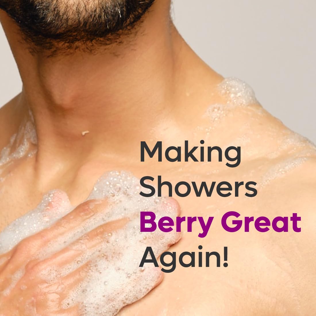 mCaffeine Blueberry Blast Body Wash with Fruity Fresh Blueberry Long Lasting Fragrance | Deep Cleansing & Detan for Soft & Smooth Skin | Shower Gel | For All Skin Types | For Men & Women - 300 ml