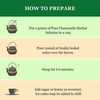 Golden Tips Chamomile Herbal Infusion Tea, Calming & Aromatic Loose Leaf Herbal Tea in Elegant Tin Can, Perfect for Relaxation & Well-Being (75 Gram - 37 Cups)