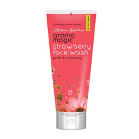 Aroma Magic Moisturizing Strawberry Face Wash| with Aloe Vera Extract & Ylang Ylang Essential Oil| All Skin - 100 ml |For men & women |Pack of 1