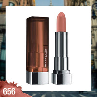 Maybelline New York Color Sensational Creamy Matte Lipstick, Matte Finish - 680 Mesmerizing Magenta, 3.9g with FREE Color Sensational Creamy Matte Lipstick, Matte Finish - 656 Clay Crush