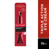 L'Oreal Paris Revitalift Triple Action Eye Cream, 15 ml