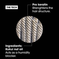 L'Oréal Professionnel Liss Unlimited Shampoo for Frizzy & Unruly Hair - 300ml | Intensive Smoothing Shampoo for Frizz-Control | Enriched with Pro-Keratin & Kukui Nut Oil | Increases Softness & Shine