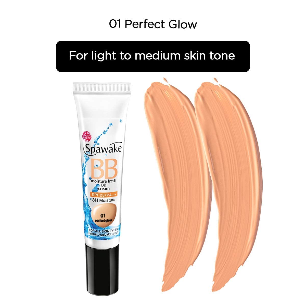 Spawake BB Cream 02 Natural Glow with SPF25/PA++, All Skin Types, 30g…