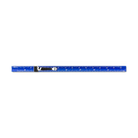 Alumicolor 3611-5 Aluminum Combination Pocket Scale With Clip, 6IN, Blue 6 Inch Combination With Clip
