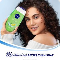 NIVEA Body Lotion for Very Dry Skin, 600 ml & NIVEA Body Wash, Lemon & Oil Shower Gel, Pampering Care with Refreshing Scent of Lemon, 500 ml