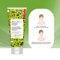 Aroma Magic Cucumber Sunscreen Lotion With Broad Spectrum Protection UVA/UVB |SPF 30 |For Normal To Sensitive Skin | 100 ml