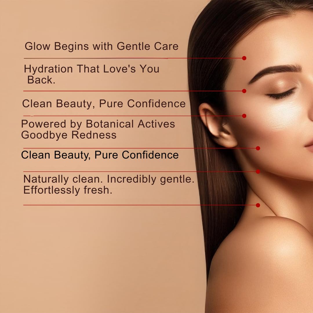 Suun Ayurveda Aloe Vera & Vitamin B12 Face Wash - Brightening & Glow Boosting Gel Cleanser with Niacinamide, Centella & Oat Extract - Reduces Pigmentation, Non-Drying Formula for All Skin Types - 100ml