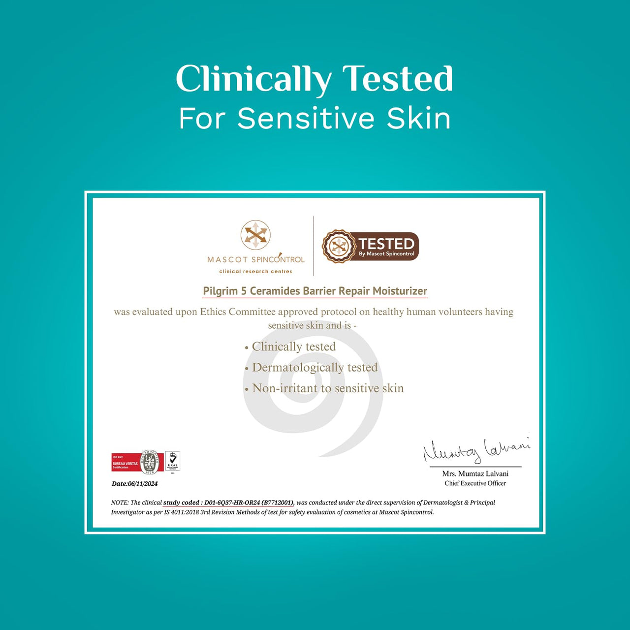 Pilgrim 5 Ceramides Moisturizer for Face 100g | Hyaluronic Acid for Intense Moisturizing & Skin Strengthening | Barrier Repair with Korean CICA | Lightweight & Non-Sticky | For All Skin Types I For Women and Men I