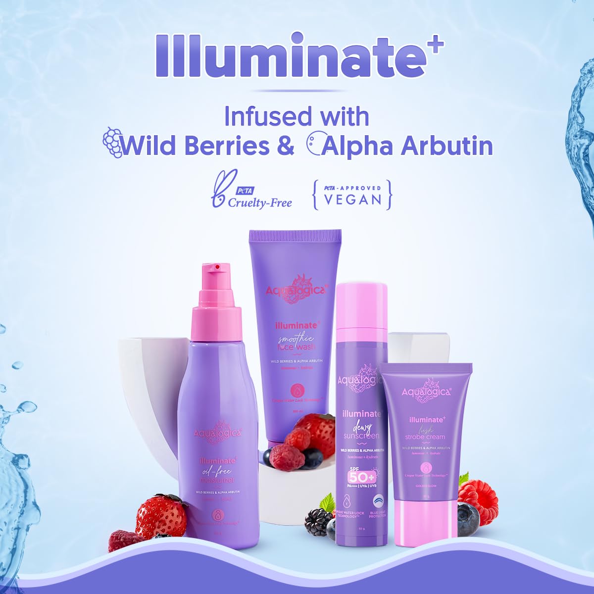 Aqualogica's Lightweight Moisturizer For Face | With Hyaluronic Acid & Alpha Arbutin | Hydrating & Oil-Free | For Men & Women | For Oil to Combination Skin |100g