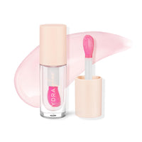 HYUE HydraGlow™ Lip Oil | Color Reviving | Intense 24HR Hydration | Non-Sticky | Lightweight Formula | 6 ml | With Cherry, Jojoba Oil, Kakadu Oil and Vitamin E | Crystal-like Shine | Chunky Applicator