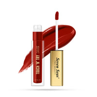 Seven Seas Touch N Try Velvet Liquid Lipstick | Matte Finish | One Swipe Application | Non Transfer | Water Proof | Liquid Lipstick for Women | Long Lasting Stay Up to 8 Hours (18, 4ML)