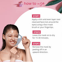 Globus Naturals Glycolic & 1% Salicylic Acid Anti Acne Peel Off Mask, For Oily & Acne Prone Skin,100 gms (Pack of 1)