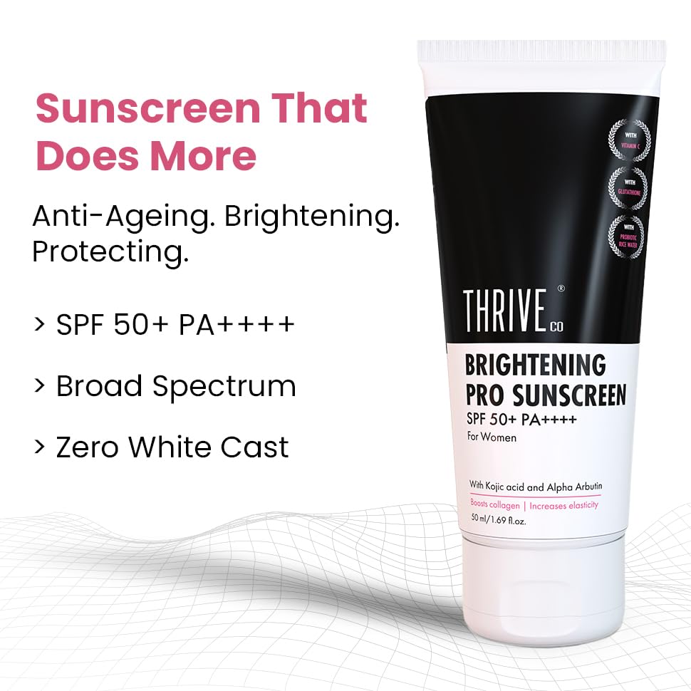 ThriveCo Brightening PRO Kit (Cleanser + Serum + Sunscreen) for Women