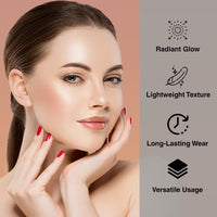 Lakyou Beauty Born to Glow Liquid Highlighter | Gold | 30ml | Radiant Luminous Finish | Buildable & Long-Lasting