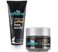 mCaffeine Tan Removal Kit with Face Scrub & Face Mask | Sunday Routine For Face Clean - Up | For Men & Women | Combo for All Skin Types | Pack of 2
