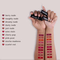 BELLAVITA Comfort Matte Bullet Lipstick| Intense Colour| Creamy Matte Finish| Intense Moisturisation| Smooth Glide| Lipsticks for Women| 4 Hr Stay, Pink Pout, 4.2 gm