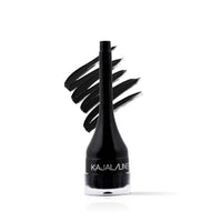 Jersy Girl by Fashion Colour Kajal and Eyeliner With Brush|24 Hours Long Lasting and Smudge Proof | Waterproof | Intense Colour | 2 in 1 Kajal and Eyeliner Combo | Lasting Drama Gel Eyeliner | 3.8g (Black)