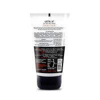 Ustraa De-Tan Face Mask Oily Skin - 125 gm - Wash-off Mask | Effectively Removes Tan & Pollutants | with Highest-grade White Charcoal & French Clay | Cleanses & Balances Oil