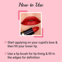 Iba Pure Lips Moisturizing Lipstick for Women - A66 Red Glam Glossy, 4g | Creamy Finish | Intense Color & Highly Pigmented | Enriched with Vitamin E, Coconut Oil and Shea Butter | Smooth Texture | Makeup