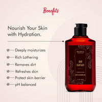 THE LOVE CO. Oud Fantasy Body Wash | Nourishing and Hydrating Formula for Silky Smooth Skin | For Fragrant and Rejuvenating Shower Experience | 50Ml