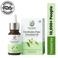 Zenaum Essences 100% Natural Eucalyptus Therapeutic Grade Essential Oil | 45ml (Pack of 3) | Respiratory Relief, Muscle Soothing & Aromatherapy | Sourced from Yunan, India | GMP, ISO & IFRA Certified