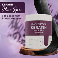 Hilary Rhoda Keratin Hair Spa | Deep Conditioning For Dry, Frizzy & Damaged Hair | Total Hair Repair | Strengthening & Smoothing Hair|At-Home Hair Spa Treatment | For All Hair Types| 1000 millilitre