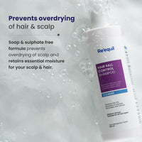 RE' EQUIL Hair Fall Control Shampoo | Reduces Hairfall | Promotes Hair Thickness | All Hair Types | 250ml