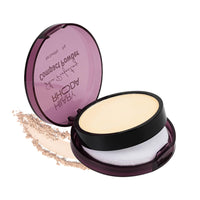 Hilary Rhoda Skin Perfecting Compact Powder | Oil Control & Matte Finish | Buildable Coverage | Blends Easily | Hides Imperfections | 6g (Vanilla Creme | Shade 01)