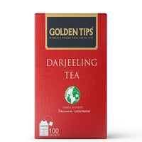 Golden Tips Pure Darjeeling Black Tea Bags (100 Bags, 200 Gram)