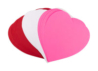 Hygloss Heart Shape Paper Cut-Outs for Arts and Crafts-Many Creative Uses-Valentine’s Day Activities-Red, Pink and White-6 Inches-Jumbo Pack-240 Pcs Heart (6