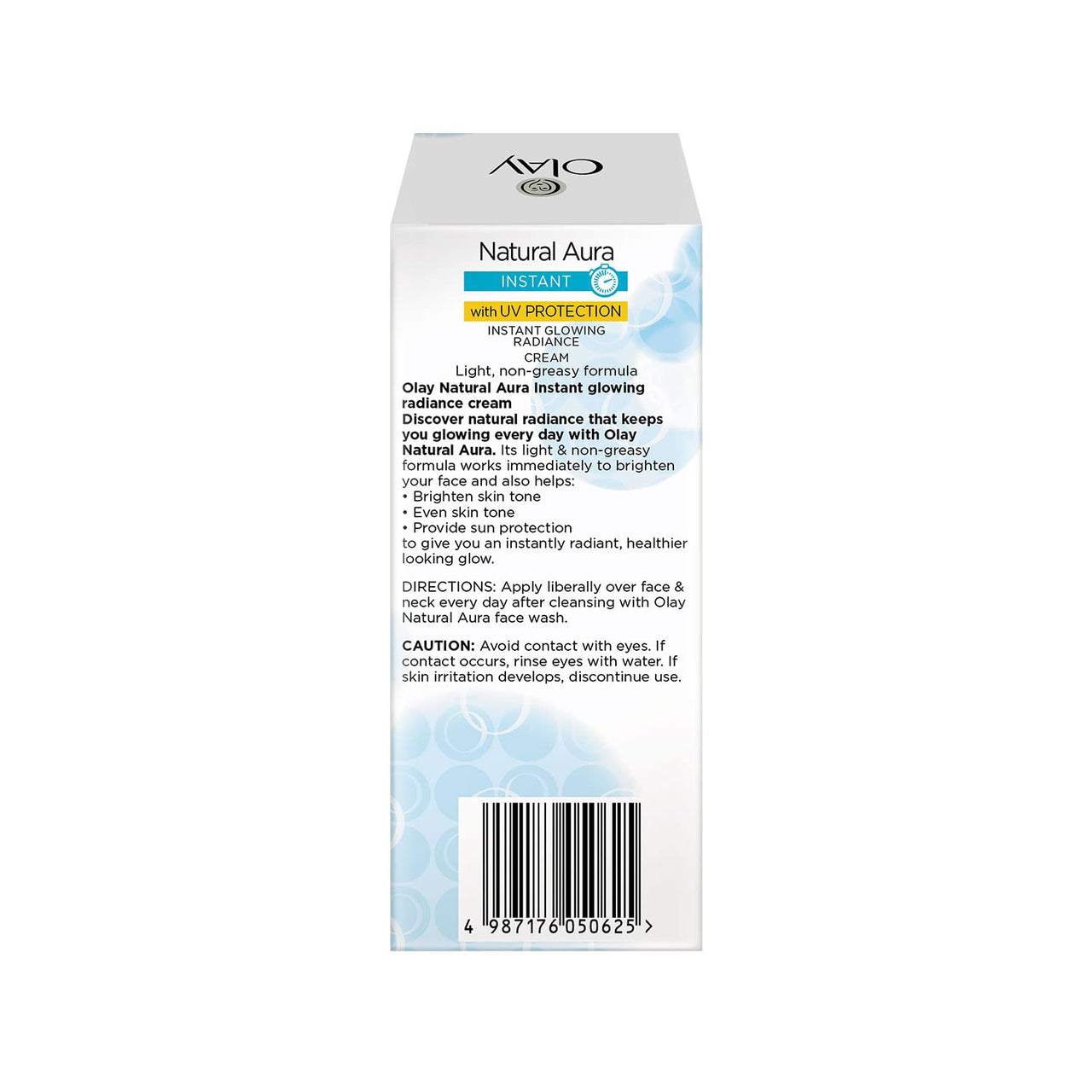Olay Natural Aura| Vitamin B3, Pro B5, E with UV Protection| 40 gm