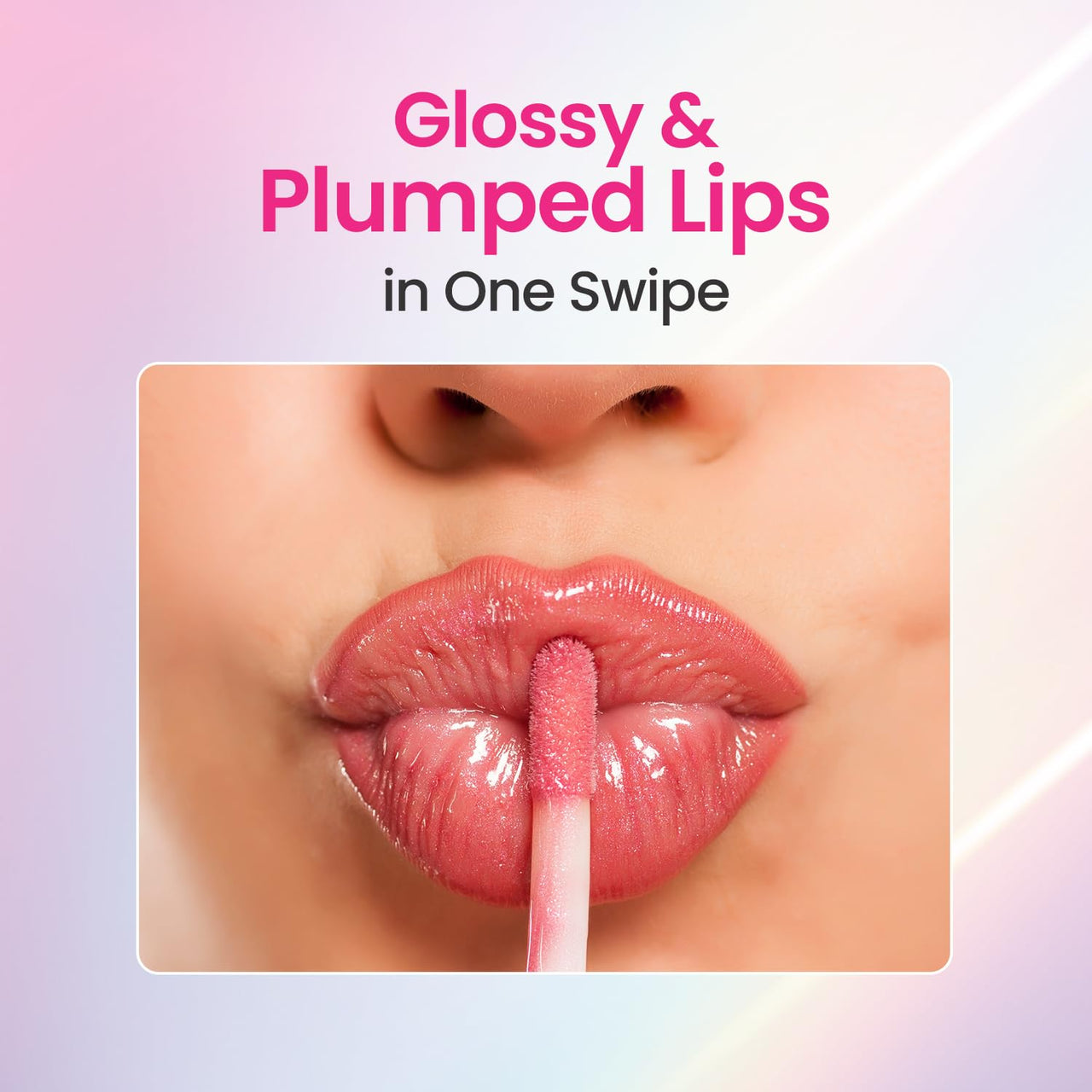 Swiss Beauty Plump-Up Wet Lightweight Lip Gloss With High Shine Glossy Finish For Fuller And Plump Lips | Shade- Popsicle, 2Ml|