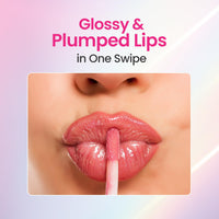 Swiss Beauty Plump-Up Wet Lightweight Lip Gloss With High Shine Glossy Finish For Fuller And Plump Lips | Shade- Popsicle, 2Ml|