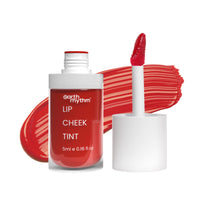 Earth Rhythm Lip, Cheek And Eye Shadow Tint- Cherry, With Goodness Of Pomegranate And Grape Seed Extract, Nourishes And Hydrates Dry Chapped Lips, Blush For Women, 100% Natural 5 Ml