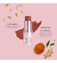 House Of Makeup Dab N Glow Lip Tint | Pigmented Blusher For Face Makeup | Creamy, Easy-Blend Lip And Cheek Tint | Lip Tint For Women & All | Multi-Use Tint for Cheeks And Lips | 8 gms | Brown Sugar