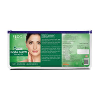 VLCC Salon Series Insta Glow Facial Kit (6 Facials) - 240g + 12ml | Fights Premature Ageing | Youthful Glow Facial Kit with Saffron & Berberry | Anti-Microbial and Complexion Brightening