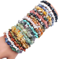 Chip Stone Beads Turquoise 5-8mm About 400 Pieces Irregular Gemstones Healing Crystal Loose Rocks Bead Hole Drilled DIY for Bracelet Jewelry Making Crafting (5-8mm, Turquoise)