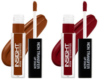 INSIGHT Non Transfer Matte Lip Color, 4Ml (03 Divine Wine) & Lip Color, 4Ml (01 Joyfull)