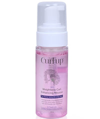 Curl Up Weightless Curl Enhancing Mousse | Frizzy, Wavy & Curly Hair Mousse | Light Weight Styler Defines Curls, adds Shine and Volume | Hair Mousse for Women & Men |150 ML