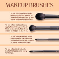 Shryoan Face Highlighter Makeup Fan Brush| Precise Synthetic Brushes With Feather Soft Touch & Perfect For Highlighting