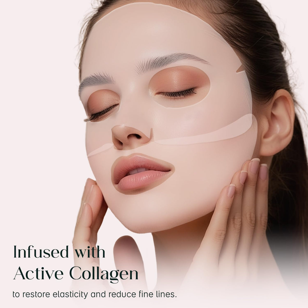 SeoulSkin Collagen Glass Skin Overnight Mask - Korean Collagen Face Mask with Low Molecular Collagen & Hyaluronic Acid, Pore Perfecting & Hydrating, Paraben-Free, For All Skin Types (1N)