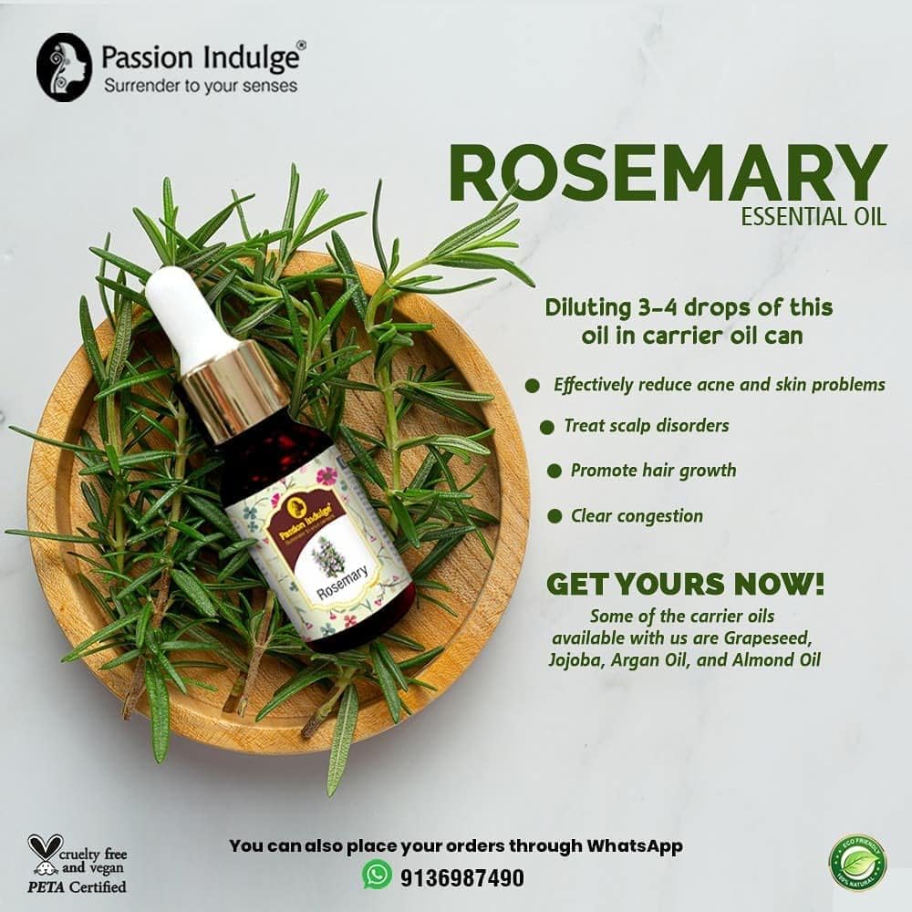 Passion Indulge Hair Fall Control Combo Kit - With Rosemary Essential oil Activator 10ml & Neuropassit NTstress Hair fall control & Cooling oil 100ml