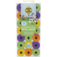 Bags On Board Dog Poop Bags | Strong, Leak Proof Dog Waste Bags | 9 x14 Inches, 315 Multi-Colored Bags