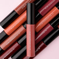 Ruby's Organics Lip Beauty Gift Kit- Lip Oil Glossy Minis Sunset, Moisturizing, Long Lasting, Non Sticky & Non Drying, Natural Lip Makeup, Paraben Free - Sangria, Grapevine and Toffee Shades