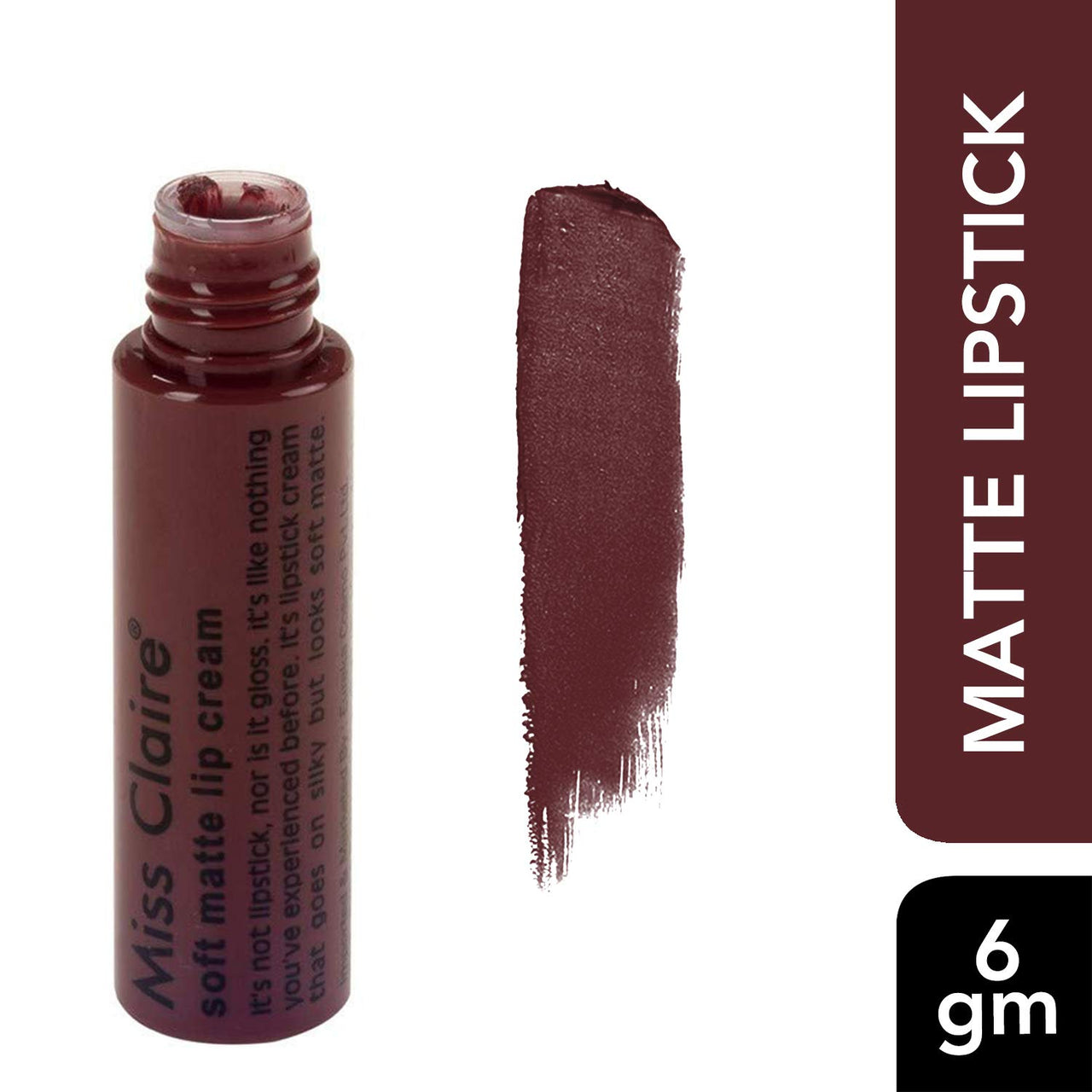 Miss Claire Soft Matte Lip Cream, 55 Pink, 6 g