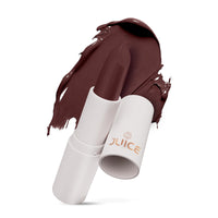 Juice Kiss Sensation Lipstick with Goodness of Bio Retinol, UV Protection & Long lasting Lipstick (Marron Royale - M06)