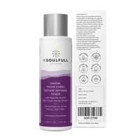 BE SOULFULL Pore Minimizing Toner With Glycolic Acid & Red Clover Flower- Facial Exfoliating, Skin Balancing Pore Reducing Toner- Suitable For Oily, Acne Prone, Sensitive & Normal Skin- 100ml