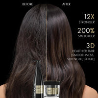 Nexxus Promend Repair Keratinizing Shampoo For Damaged Hair 250ml | 12 X Stronger | 200% Smoother | Crafted with Magnolia Parfum Fragrance Profile