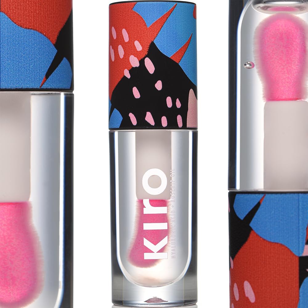 Kiro PH-Play Color Changing Lip & Cheek Oil - Pink Funfetti, 5.5ml | Hydrating, Skin Brightening, Reduce Fine Lines | Non-Sticky, Non Greasy | Skin Care Infused with Moringa, Rosehip & Avocado Oils