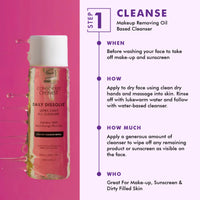 Conscious Chemist® Brightening Double Cleansing Kit | 230ml | Oil Cleanser for Face, Niacinamide Face Wash, Pore Refining Cleanser for Women & Men with Natural Oils, All Skin Types (Pack of 2)